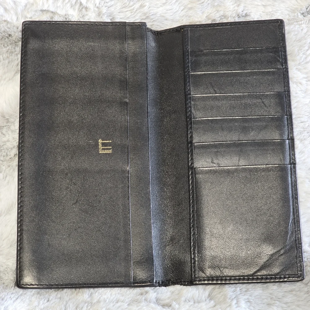 Dunhill Coat‎ Black Leather Wallet